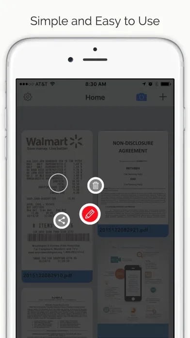 DocuScan - PDF Document Cam Scanner & Scan Converter App Screenshots