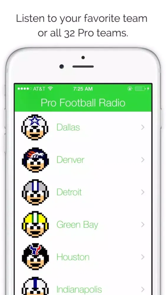 GameDay Pro Football Radio应用截图