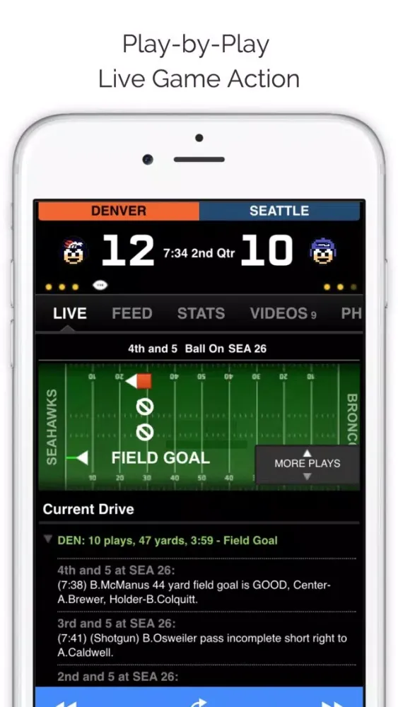 GameDay Pro Football Radio应用截图