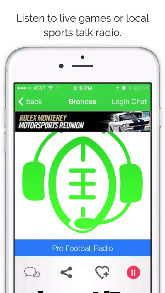 GameDay Pro Football Radio应用截图