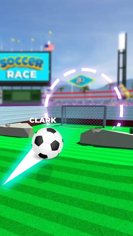 Capturas de tela do Soccer Race 3D: Football Games