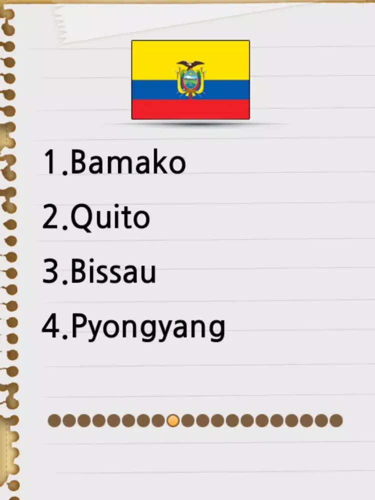 Capturas de tela do Practice GeoQuiz iPad 