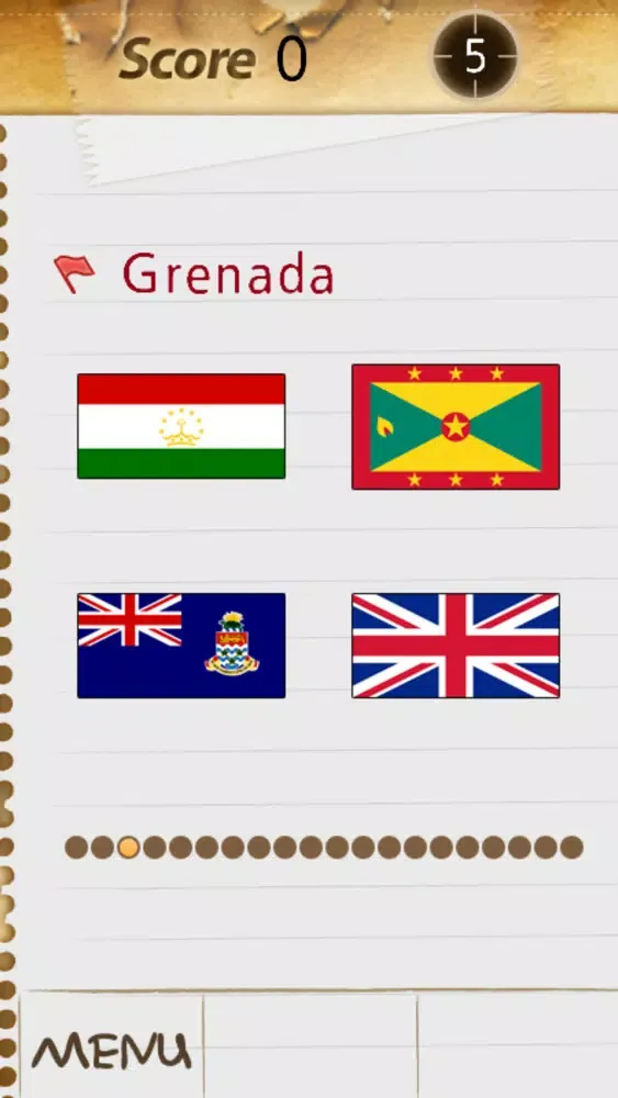 Capturas de tela do Practice GeoQuiz