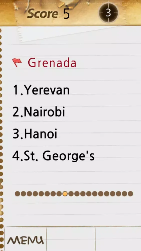 Capturas de tela do Practice GeoQuiz