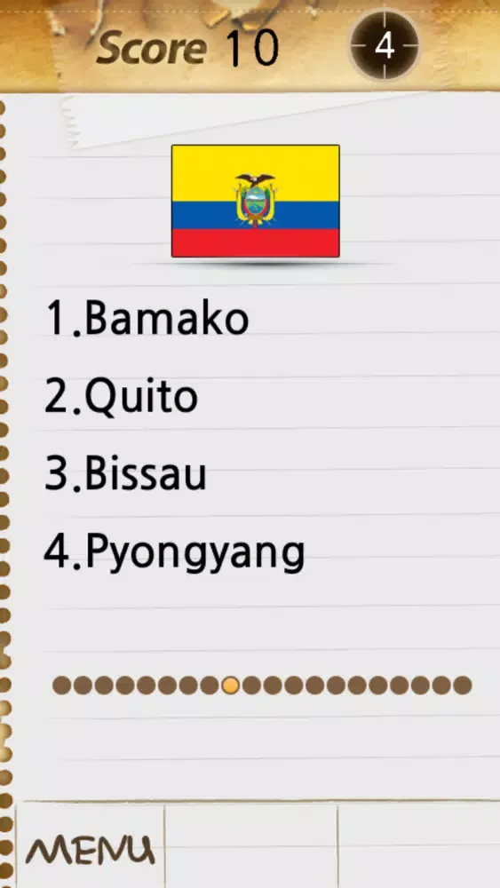 Capturas de tela do Practice GeoQuiz