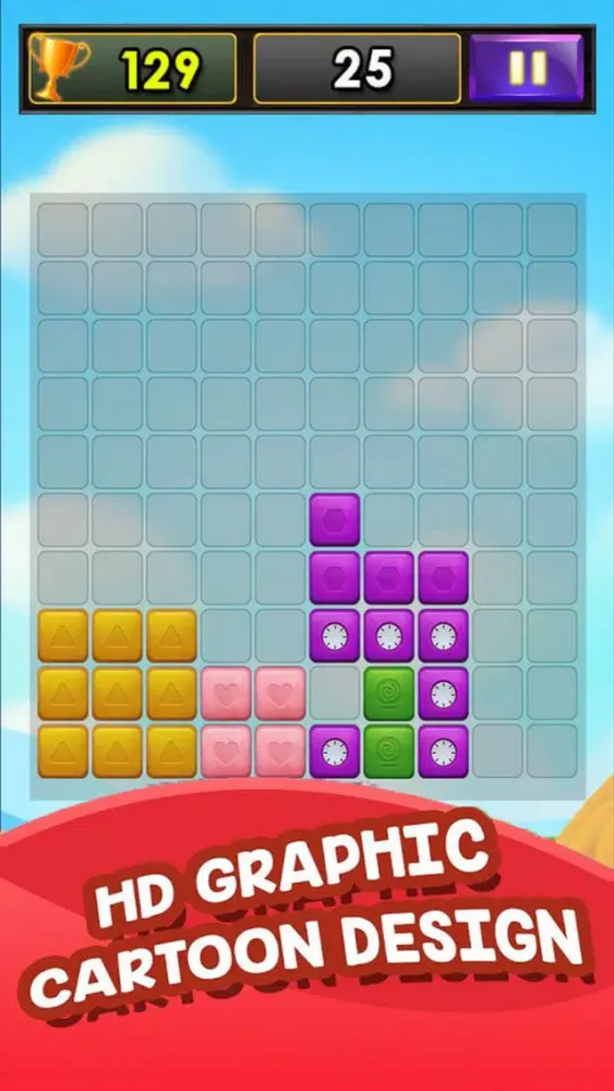 Tangkapan skrin Block Cube Fit Logic