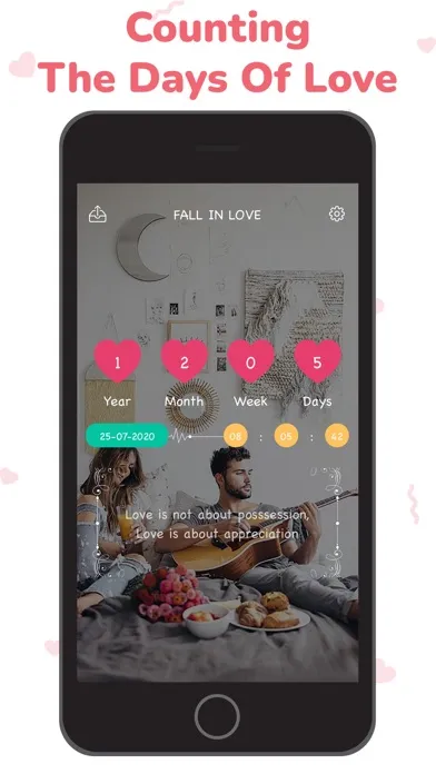Love Days Counter: Love Quotes スクリーンショット