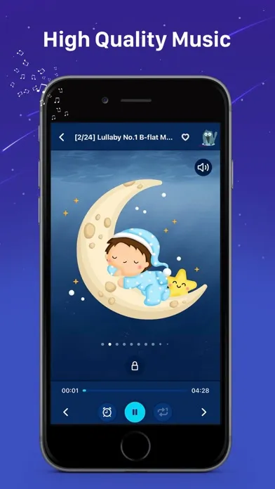 Capturas de tela do Baby Lullaby: Help For Parents