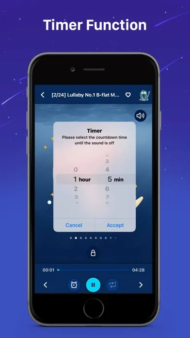 Capturas de tela do Baby Lullaby: Help For Parents