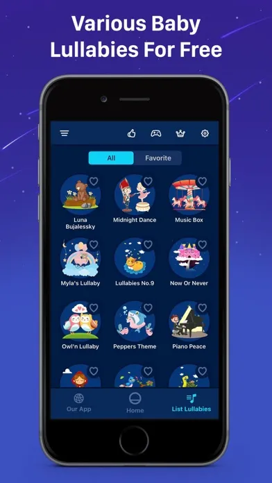 Capturas de tela do Baby Lullaby: Help For Parents