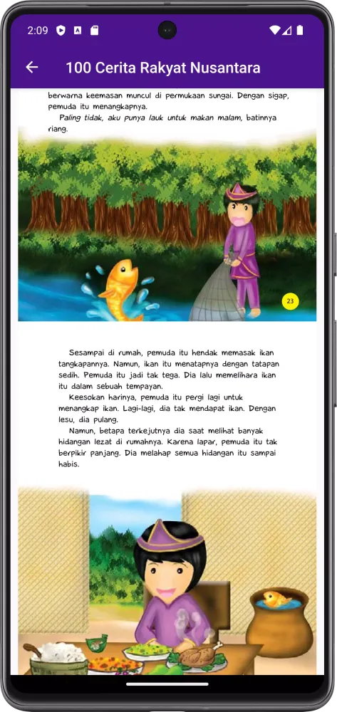 100 Dongeng Bahasa Indonesia Ekran Görüntüleri