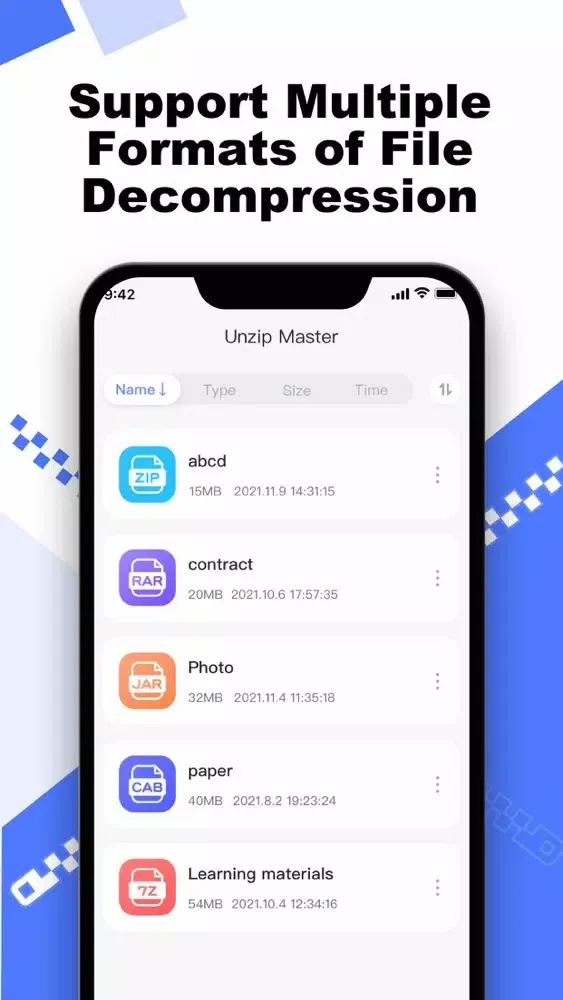 تصاویر Zip File , rar-Unzip & Archive