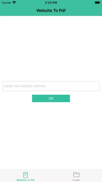 WTP - Website To Pdf スクリーンショット