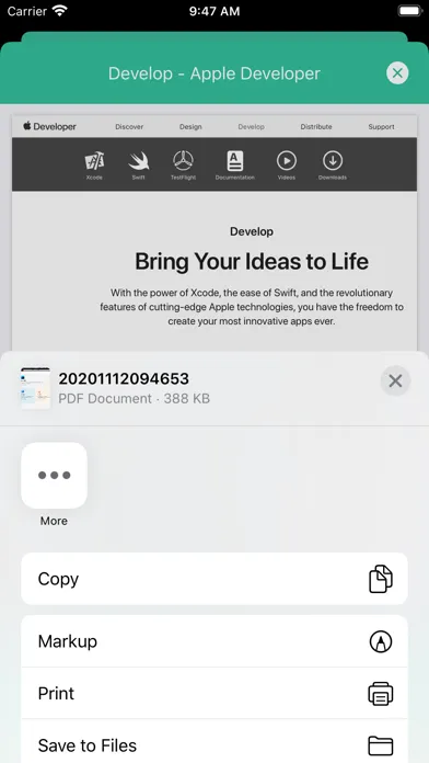 WTP - Website To Pdf スクリーンショット