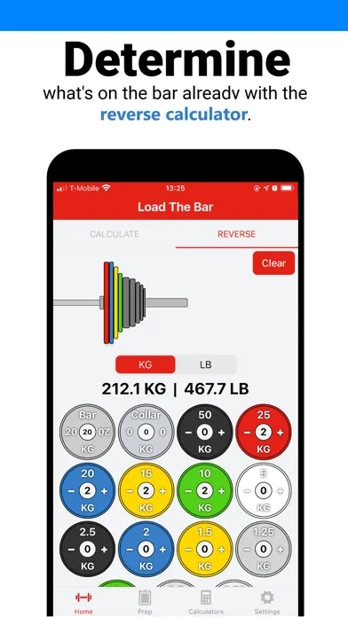Bar Is Loaded - Gym Calculator سکرین شاٹس