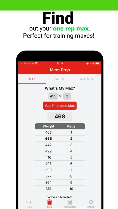Bar Is Loaded - Gym Calculator سکرین شاٹس