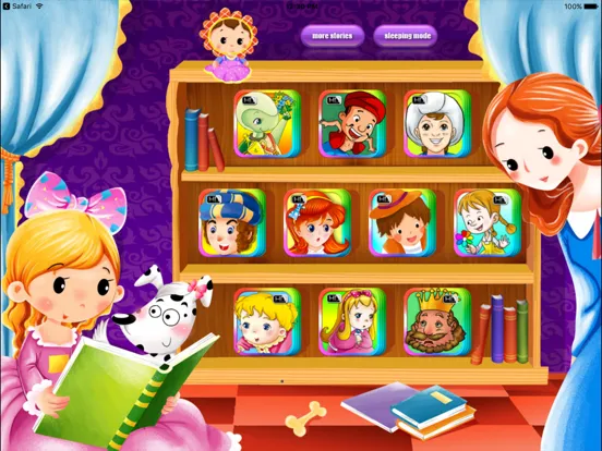 10 Books Classic Bedtime Fairy Tales iBigToy iPad 应用截图