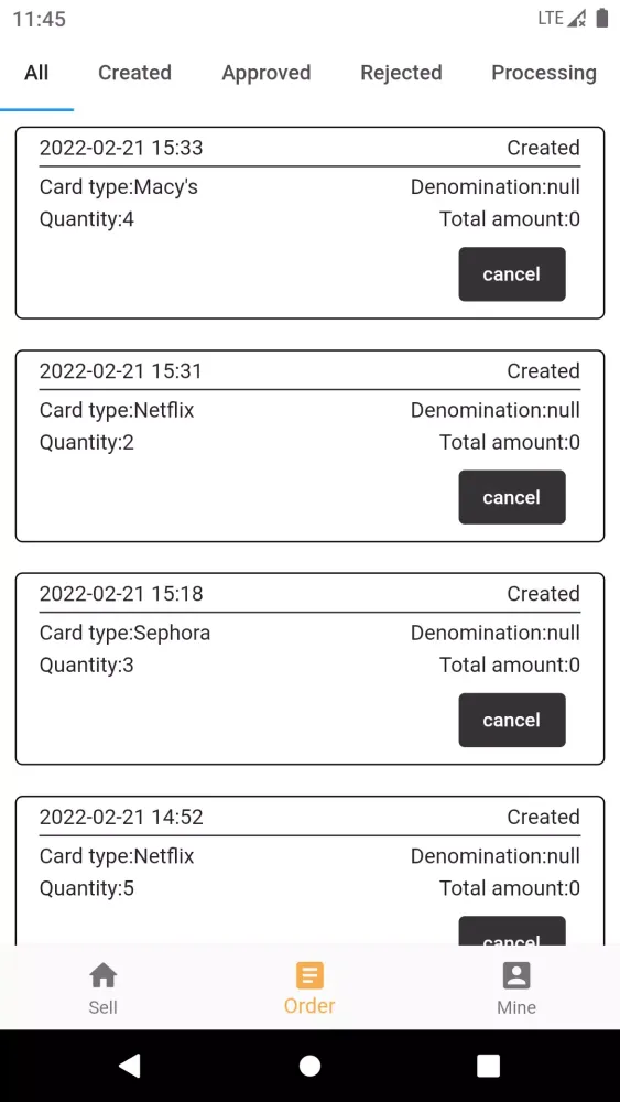 Tiger Gift Cards应用截图