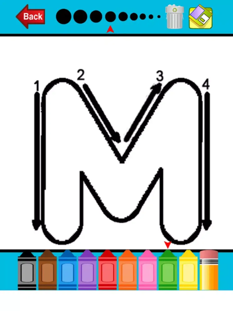 ABC Coloring Book - Alphabets Drawing Pages and Painting Educational Learning skill Games For Kid & Toddler iPad Screenshots