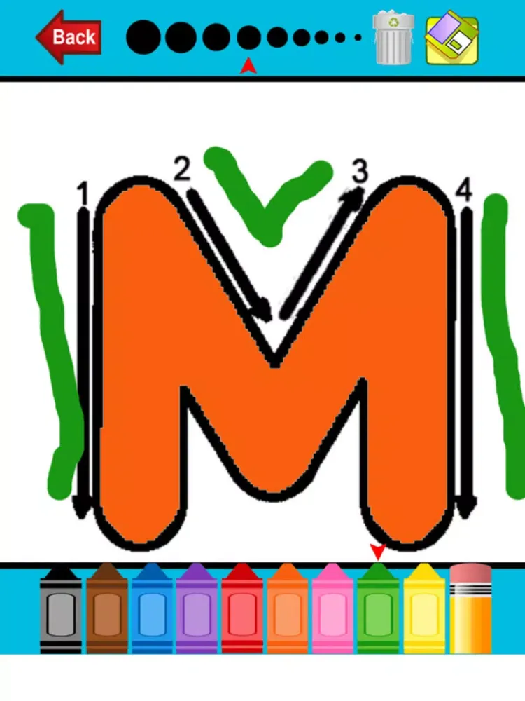 ABC Coloring Book - Alphabets Drawing Pages and Painting Educational Learning skill Games For Kid & Toddler iPad Screenshots