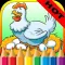 Animals Farm Coloring Book - Drawing Pages and Painting Educational Learning skill Games For Kid & Toddler