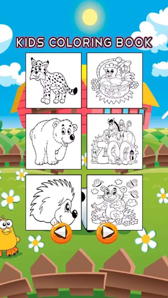 Capturas de pantalla de Animals Farm Coloring Book - Drawing Pages and Painting Educational Learning skill Games For Kid & Toddler