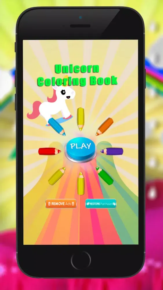 Capturas de tela do Unicorns Horse Coloring Book Drawing Painting Game