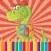 Little Dinosaur Coloring Pages Kids Painting Game