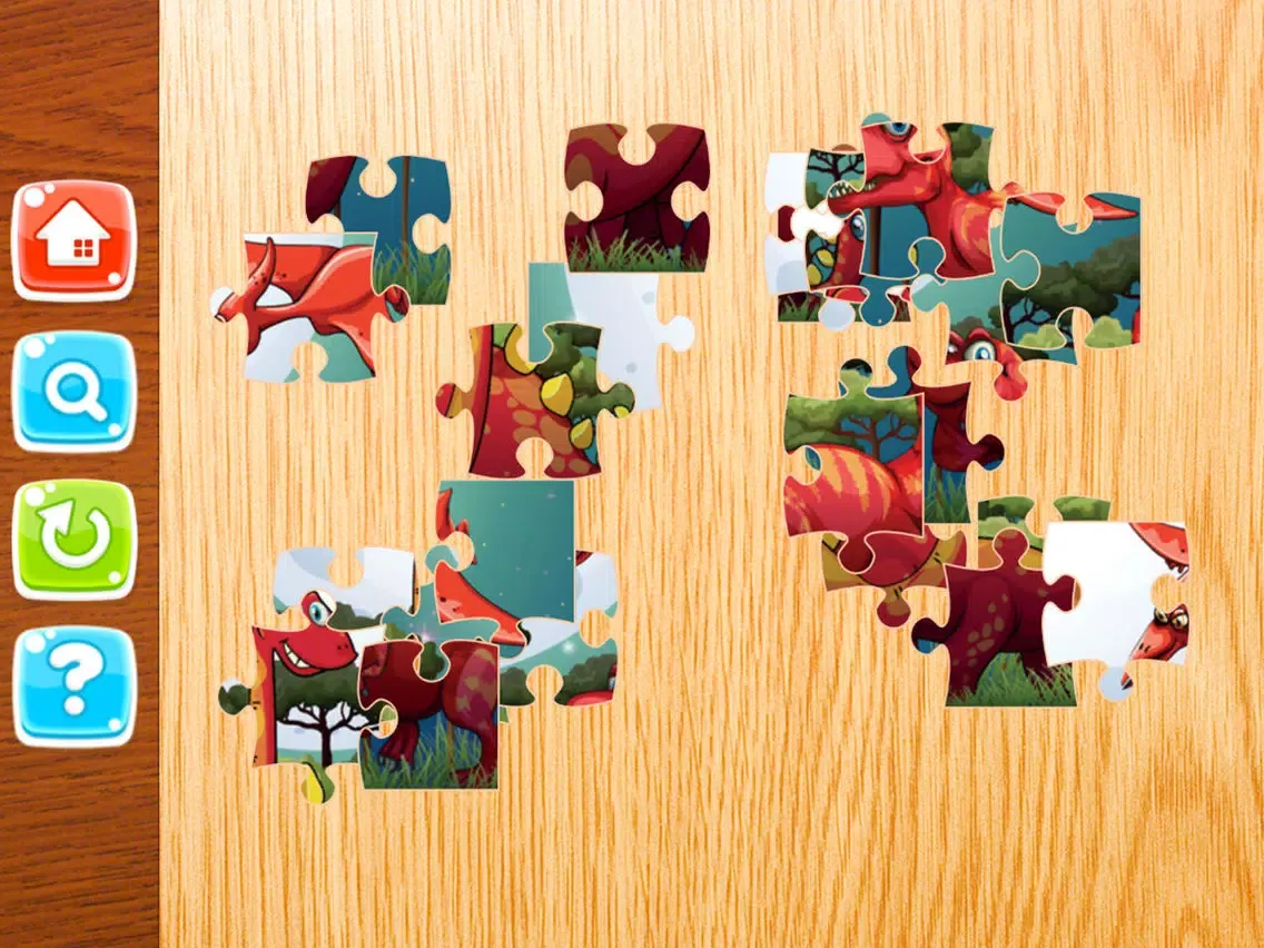 Dinosaur Puzzles For Adults Photo Jigsaw Puzzle iPad  Screenshots