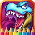 Dinosaur Coloring Pages Little Kids Painting Game