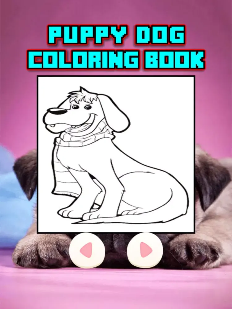 Captures d'écran de Puppy Dog Coloring Pages Animals Painting Drawing iPad 
