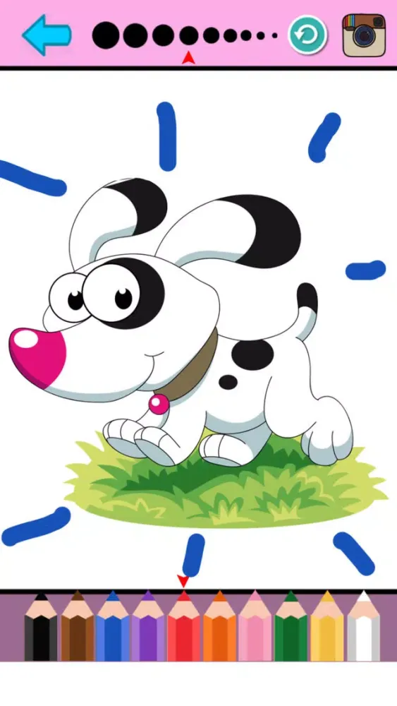 Captures d'écran de Puppy Dog Coloring Pages Animals Painting Drawing
