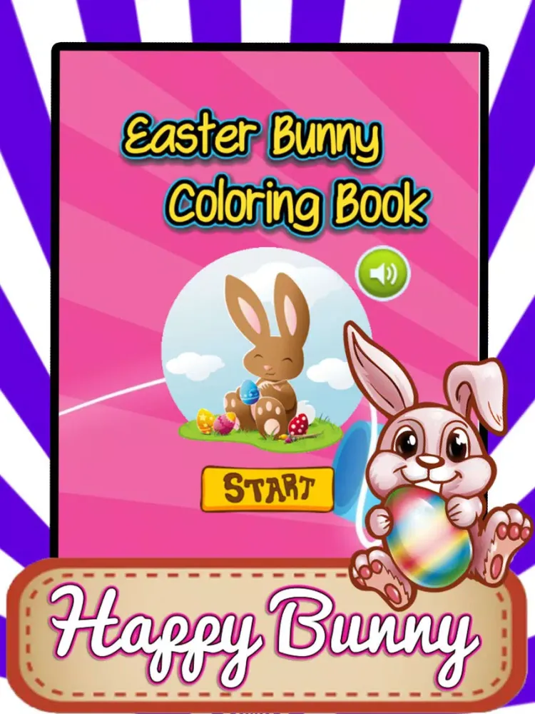 Tangkapan layar Easter Bunny Coloring Pages Easter Egg Memory Game iPad 