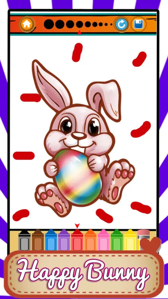 Tangkapan layar Easter Bunny Coloring Pages Easter Egg Memory Game