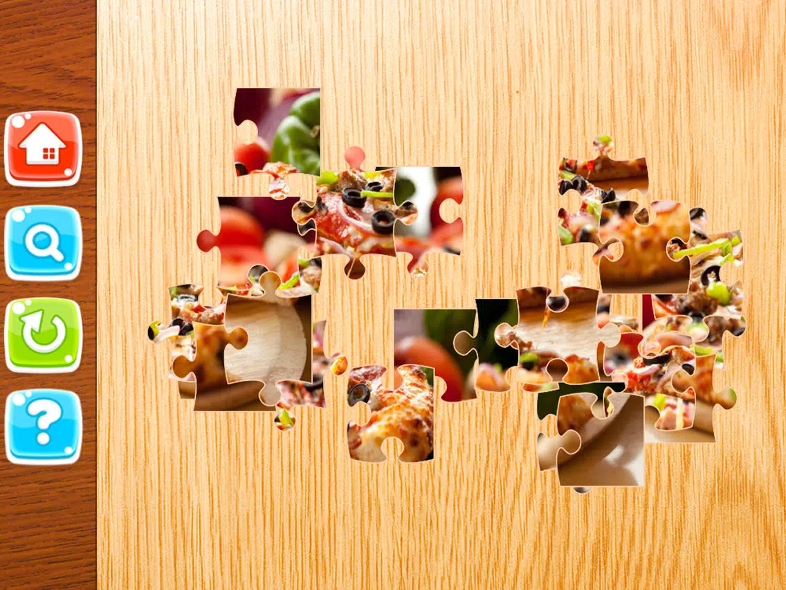 Скриншоты Food Jigsaw - Learning fun puzzle game iPad 