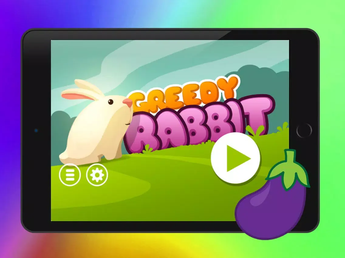 Ảnh chụp màn hình của Greedy Rabbit - jump and run fun games for free iPad 