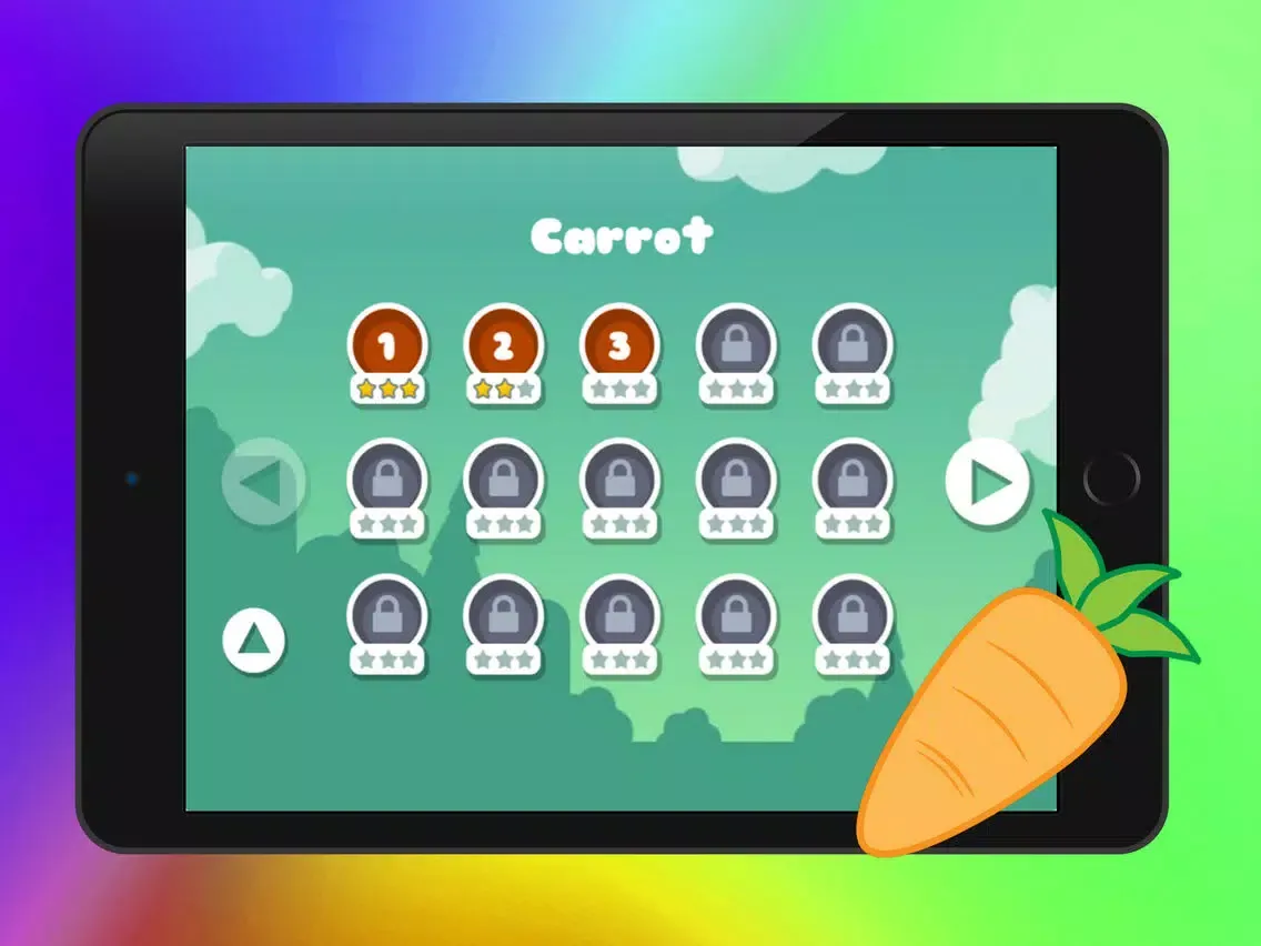 Ảnh chụp màn hình của Greedy Rabbit - jump and run fun games for free iPad 
