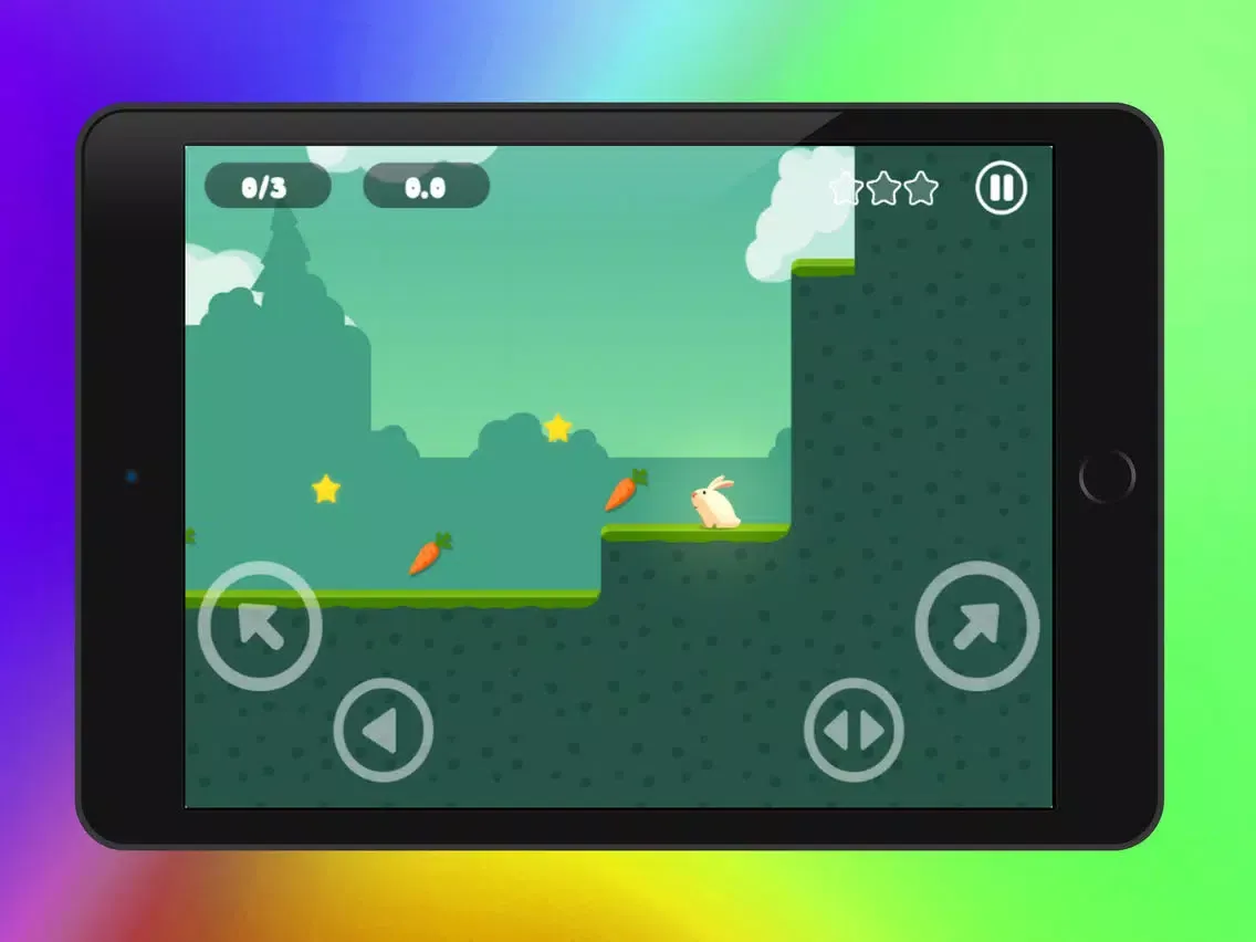 Ảnh chụp màn hình của Greedy Rabbit - jump and run fun games for free iPad 