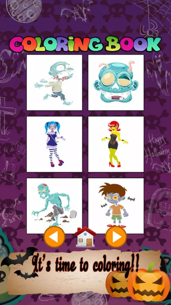 Halloween Coloring Book Best Pencils Coloring Page स्क्रीनशॉट