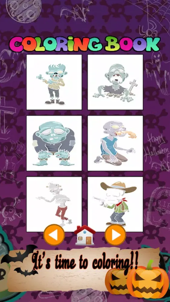 Halloween Coloring Book Best Pencils Coloring Page स्क्रीनशॉट