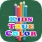 Kids True Color - Correct Names and Color Pencils Matching