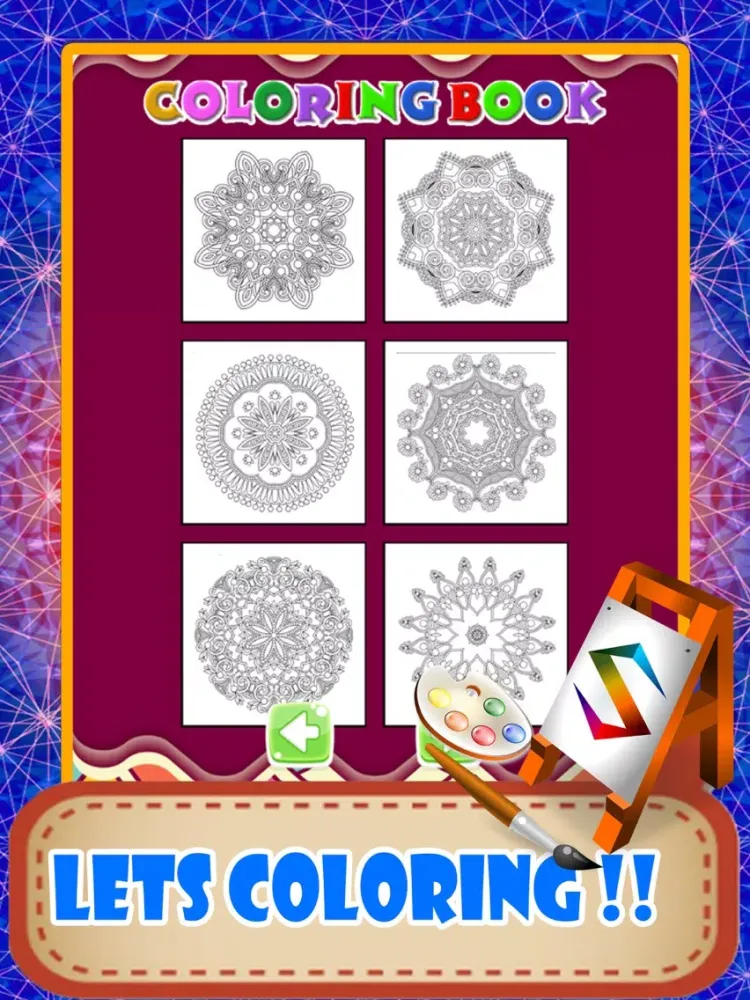 ภาพหน้าจอของ Mandala Coloring Pages Adults Mandalas Books App iPad 