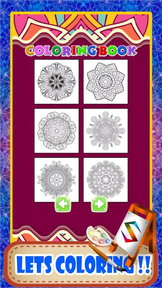 ภาพหน้าจอของ Mandala Coloring Pages Adults Mandalas Books App