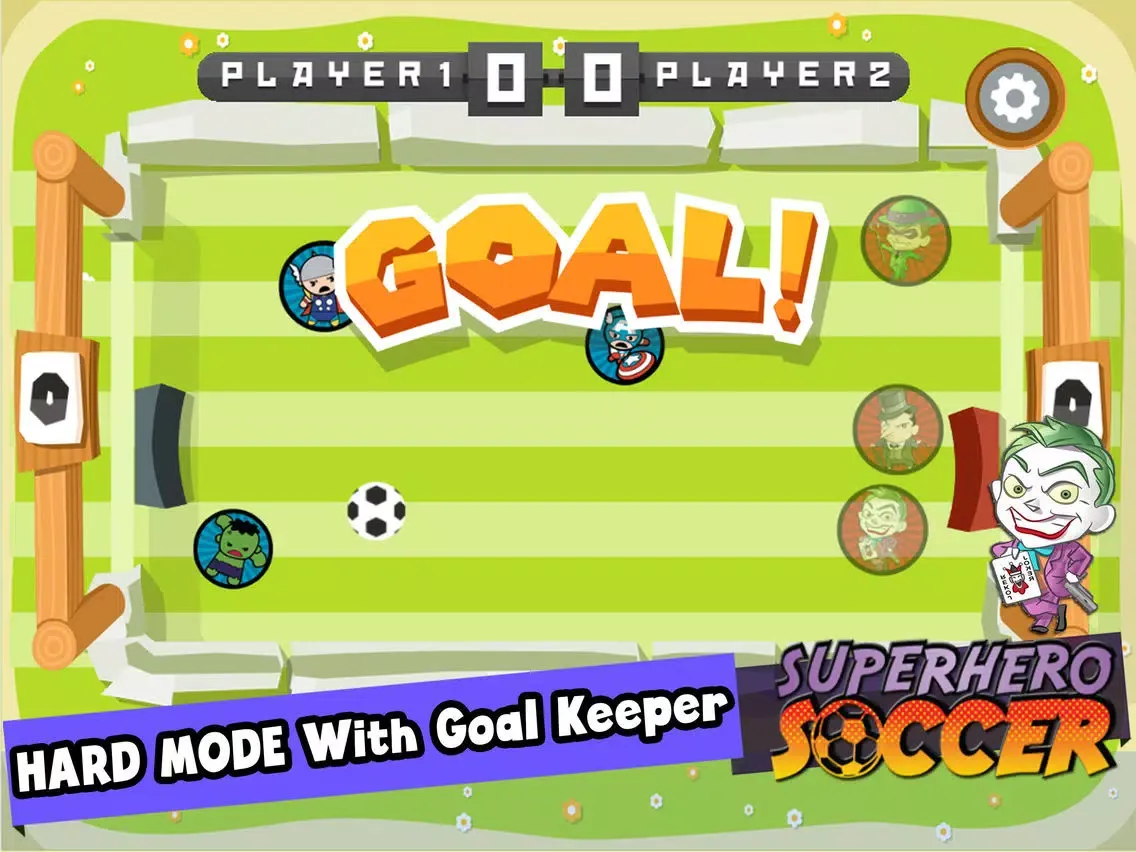 Super Hero Soccer - Kick Goal Sport Games for Kids iPad  স্ক্রিনশট