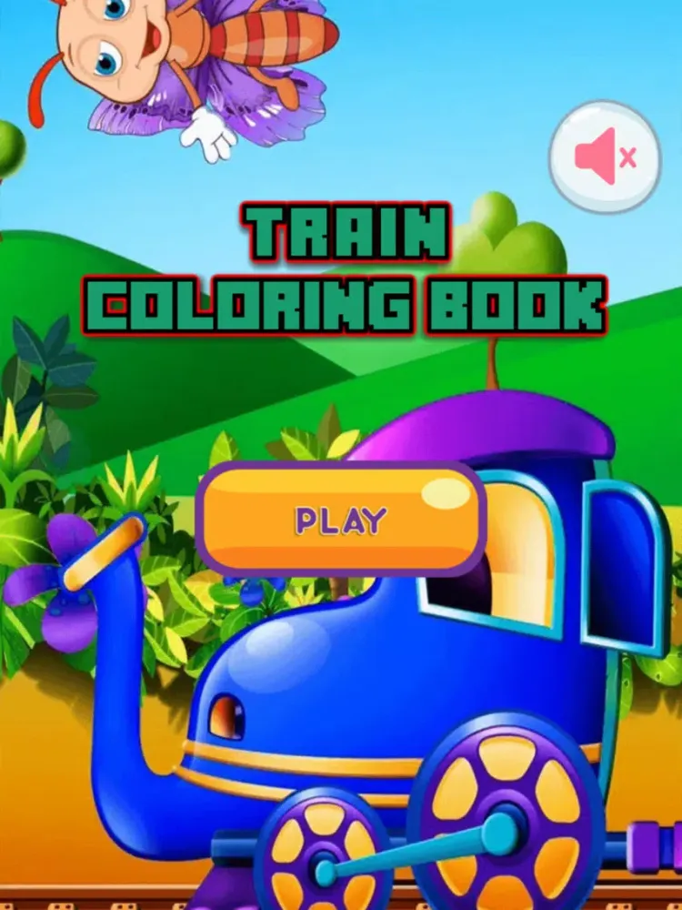 Trains Coloring Pages - Subway Train Games For Kid iPad  Screenshots