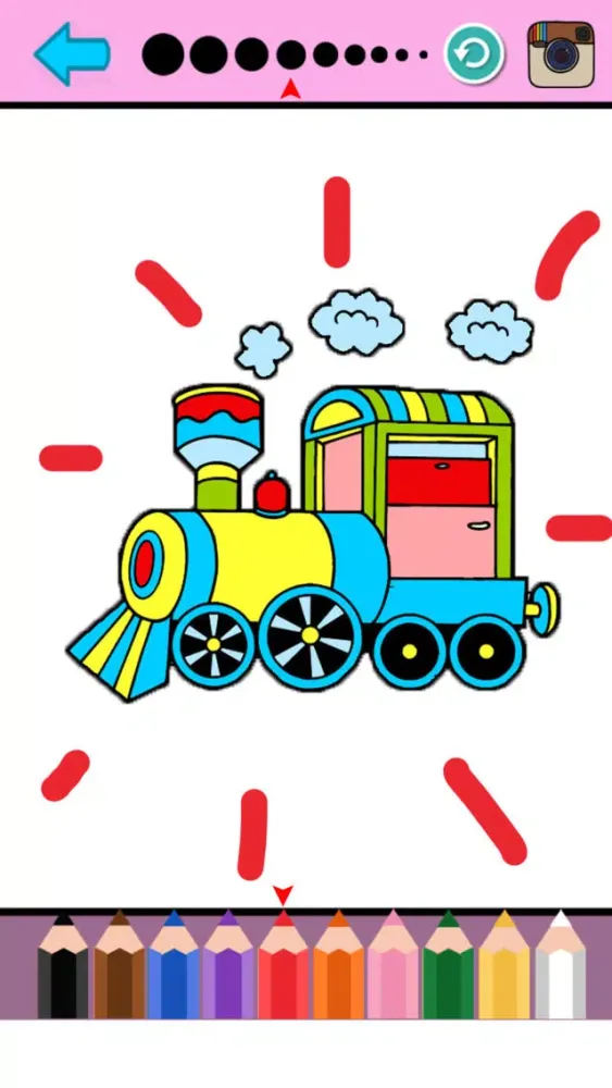 Trains Coloring Pages - Subway Train Games For Kid Screenshots