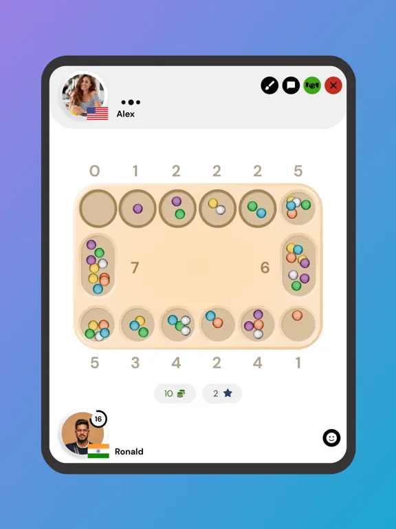 Mancala Online iPad  Ekran Görüntüleri