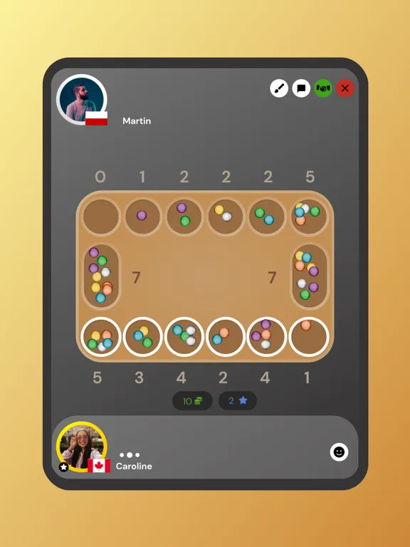 Mancala Online iPad  Ekran Görüntüleri