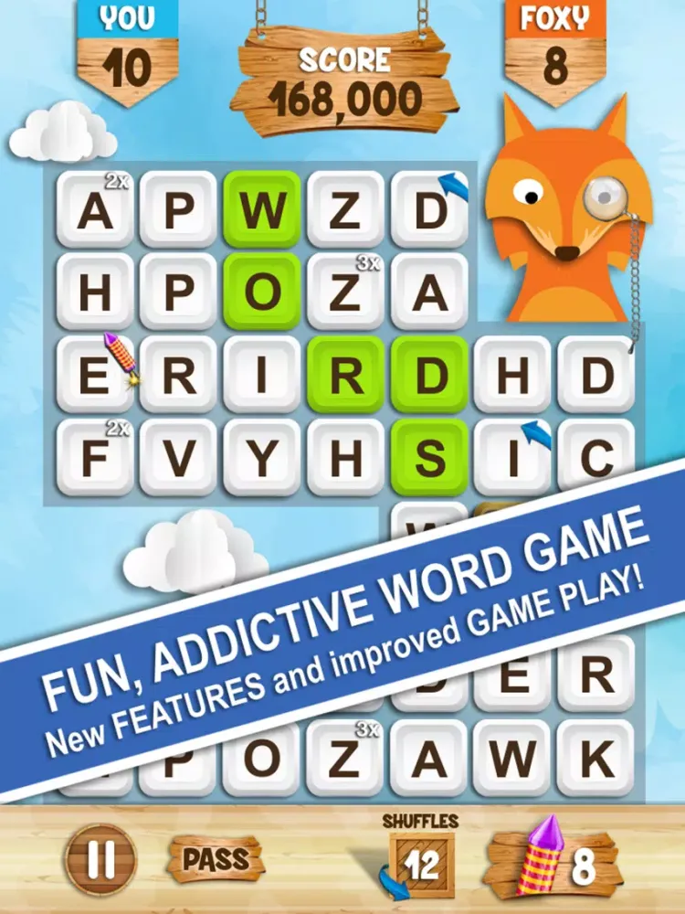 Tangkapan layar Words with Foxy (without Ads) iPad 