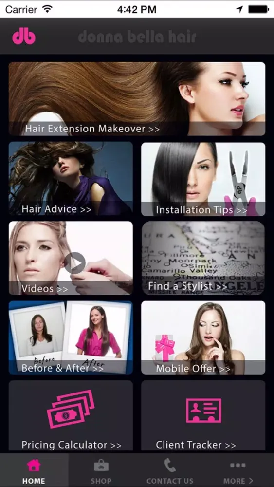 Donna Bella Hair Extension Pro स्क्रीनशॉट